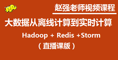 赵渝强老师：（直播课版）大数据从离线计算到实时计算(Hadoop+Redis+Storm)