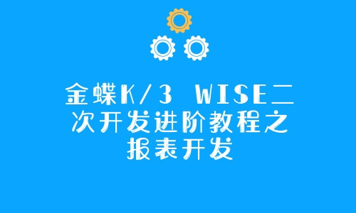 金蝶K/3 WISE二次开发进阶教程之报表开发视频课程