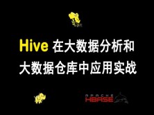 Hive在大数据分析和大数据仓库中应用实战
