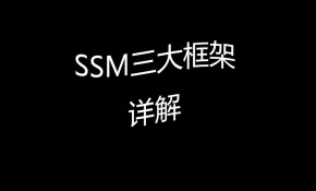 SSM精讲视频教程