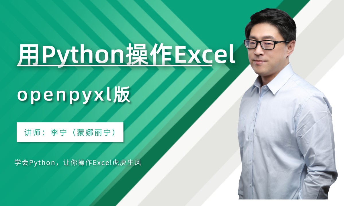 【李宁】用Python处理Excel数据（openpyxl版）
