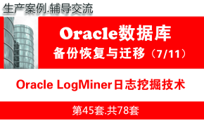 Oracle LogMiner日志挖掘技术_Oracle备份恢复与数据迁移教程07