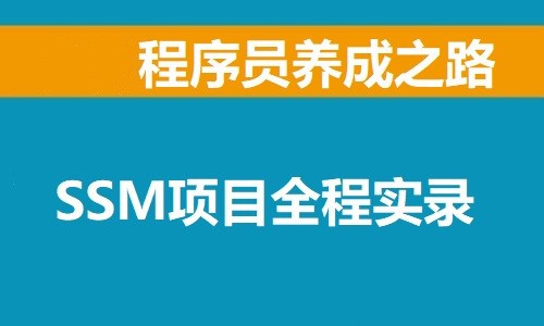SSM项目全程实录(完整实战开发附源码)
