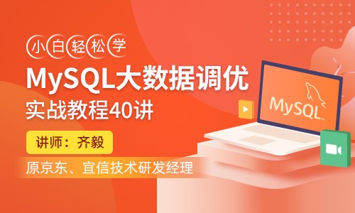 MySQL大数据调优实战教程40讲