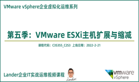 VMware ESXi主机扩展与缩减_VMware企业虚拟化运维第五季